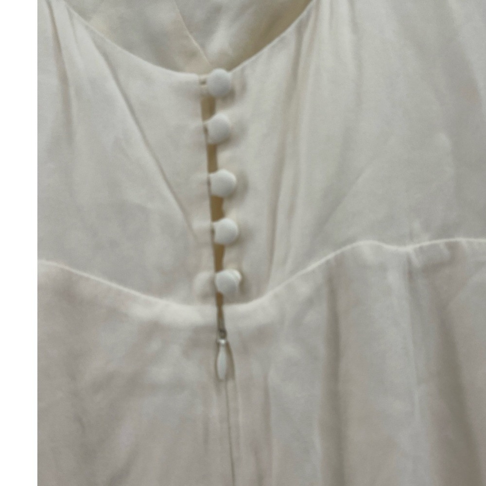 Reformation Dress Winslow Size 8 Ivory NWT - Picture 4 of 8